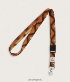 Passenger Accessories J0V68D570 Travel Lanyard Orange Jacquard Unisex Orange