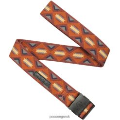 Passenger Accessories J0V68D574 Arcade Belts Creosote Slim Vermilion Unisex Vermilion