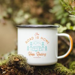 Passenger Accessories J0V68D598 Flint Enamel Mug White Unisex White