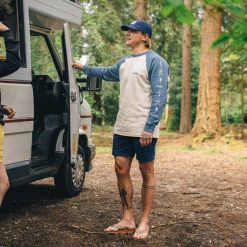 Passenger Clothing J0V68D119 Osc Recycled Cotton Sweatshirt Birch Men Birch