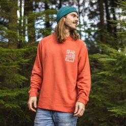 Passenger Clothing J0V68D124 Nature Hemp Sweatshirt Hot Sauce Men Hot