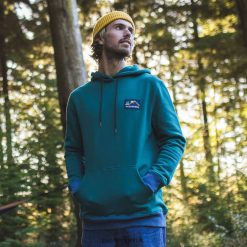 Passenger Clothing J0V68D131 Paramount Recycled Hoodie Storm Green Men Green