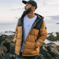 Passenger Clothing J0V68D151 Manitoba Recycled Jacket Coconut Men Coconut