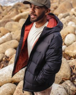 Passenger Clothing J0V68D168 Manitoba Recycled Jacket True Black Men Black