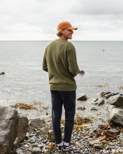 Passenger Clothing J0V68D198 Swell Knitted Jumper Khaki Men Khaki