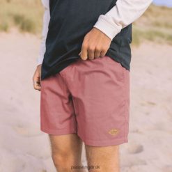 Passenger Clothing J0V68D302 Backcountry Shorts Cinnabar Red Men Red