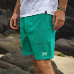 Passenger Clothing J0V68D312 Sacramento Jog Short Sea Foam Green Men Green