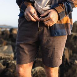 Passenger Clothing J0V68D320 Drifter Recycled Cord Walk Short Mushroom Men Mushroom