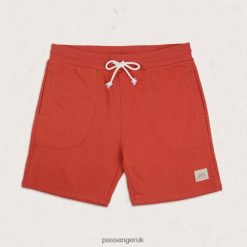 Passenger Clothing J0V68D327 Sacramento Hemp Jog Short Hot Sauce Men Hot