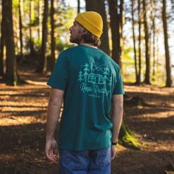 Passenger Clothing J0V68D378 Keep Rolling Recycled Cotton T-Shirt Storm Green Men Green