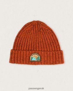 Passenger Headwear J0V68D385 Katira Rib Knit Beanie Glazed Ginger Men Glazed