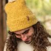 Passenger Headwear J0V68D424 Mellow Bobble Hat Mustard Yellow Men Yellow