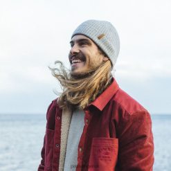 Passenger Headwear J0V68D429 Compass Beanie Light Grey Men Grey