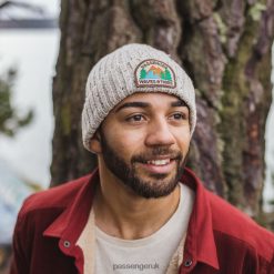 Passenger Headwear J0V68D434 Katira Rib Knit Beanie Oatmeal Men Oatmeal