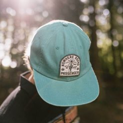 Passenger Headwear J0V68D458 Hazy Recycled Cotton Low Profile Cap Viridian Green Men Green