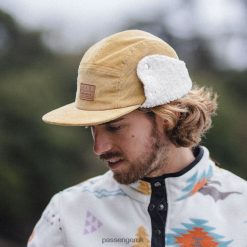 Passenger Headwear J0V68D463 Cord Daytime Sherpa Lined Hat Sandy Brown Men Brown