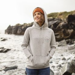 Passenger WoClothing J0V68D713 Ubud Recycled Hoodie Grey Marl Women Grey