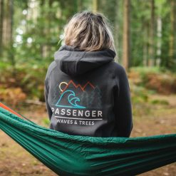 Passenger WoClothing J0V68D714 Toba Recycled Hoodie Faded Black Women Black