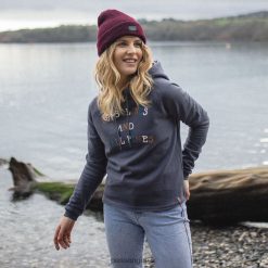 Passenger WoClothing J0V68D728 Voyage Recycled Hoodie Faded Black Women Black