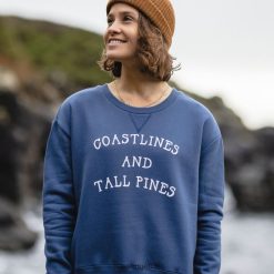 Passenger WoClothing J0V68D733 Voyage Recycled Sweatshirt Dark Denim Women Denim