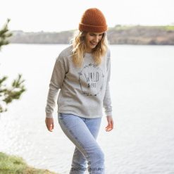 Passenger WoClothing J0V68D758 Paradise Recycled Sweatshirt Grey Marl Women Grey