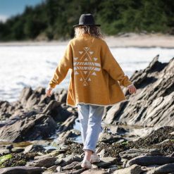 Passenger WoClothing J0V68D817 West Coast Cardigan Sunset Yellow Women Yellow