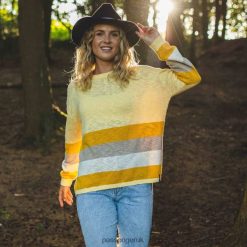 Passenger WoClothing J0V68D853 Dusk Knitted Jumper Mellow Yellow Women Yellow
