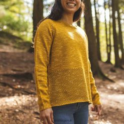 Passenger WoClothing J0V68D857 Songbird Knitted Jumper Mustard Yellow Women Yellow