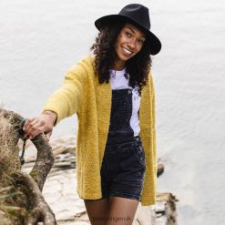 Passenger WoClothing J0V68D858 Riverglen Cardigan Ochre Yellow Women Yellow