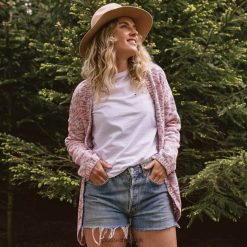 Passenger WoClothing J0V68D859 El Alto Cardigan Multi-Pink Women Pink