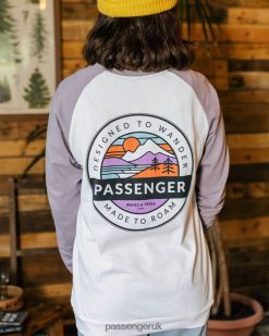 Passenger WoClothing J0V68D872 Wilds Recycled Cotton Oversized Ls T-Shirt Dusty Lilac Women Lilac