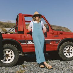 Passenger WoClothing J0V68D973 Lazy Day Dungarees Ocean Blue Women Blue