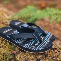 Passenger WoFootwear J0V68D1098 Lima Flip Flop Black Women Black