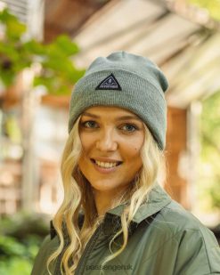 Passenger WoHeadwear J0V68D1030 Core Recycled High-Top Beanie Grey Marl Women Grey