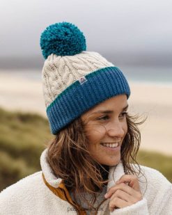 Passenger WoHeadwear J0V68D1046 Stoke Recycled Bobble Hat Oatmeal Women Oatmeal