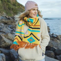 Passenger WoHeadwear J0V68D1056 Cabin Scarf Ochre Yellow Women Yellow