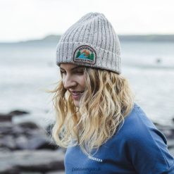 Passenger WoHeadwear J0V68D1059 Katira Rib Knit Beanie Oatmeal Women Oatmeal