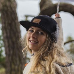 Passenger WoHeadwear J0V68D1061 Twill Daytime Sherpa Lined Hat Faded Black Women Black